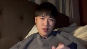 Cute Asian Twink Andrew Tran blew a huge load