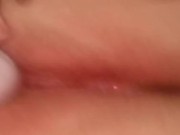 using vibrator on clit an cumming. 14/16