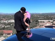 Big Tits Blonde Savannah Bond Spanks Her Ass And Masturbates with Vibrator 1/16