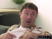 Petite Blonde Molly Little Gives Stepbrothers Friend A Blowjob and Fuck 1/16