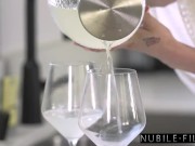 Petite Blonde Molly Little Gives Stepbrothers Friend A Blowjob and Fuck 2/16