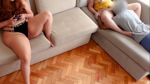 He Fucked Me While My stepsister Was Playing Videogames