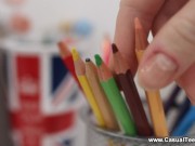 Casual Sex - Darcy Dark - Nerd Bangs His Girlfriend's Pussy Doggystyle 1/16