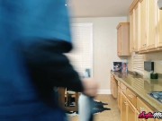 Naughty MILF Sofie Marie Seduces Black Plumber Into Wild Sex 2/16