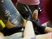 Slave gets SOUNDING and ANAL stretching session from 2 dominas - Uretra stretching, ass fucking 10/16