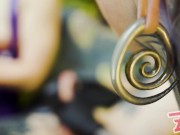 Slave gets SOUNDING and ANAL stretching session from 2 dominas - Uretra stretching, ass fucking 16/16