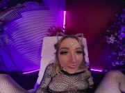 Cute blonde brings the EDM festivals home and masturbates for you in VR 12/16