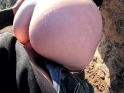 I get SO HORNY on a ROAD TRIP that I make him stop to FUCK ME at a lookout point - Risky public sex! 14/16
