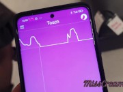 Public Flash - Female orgasm with remote toy at shopping center - Control teacher's pussy with Lush 4/16