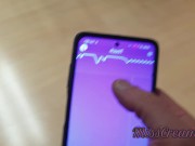 Public Flash - Female orgasm with remote toy at shopping center - Control teacher's pussy with Lush 7/16