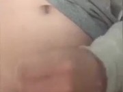 Hot guy masturbates watching porn