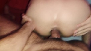 POV - My bf gives me a hot bareback fuck with his hung cock