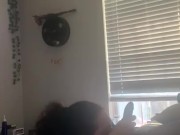 Her mom came back from work and kept talking to us while I dicked down her thot daughter 3/16