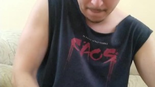 Pumping and showing off my white cock after bathmate session