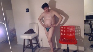 Maudau79's Brock Talks About His XXX Pornhub Channel in Skimpy Thong Made of Weed!