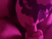 HOW LONG CAN HE RESIST ME? Sloppy blowjob Deepthroat ¿Cuánto tiempo puede resistirme? 6/16