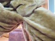 Squirting in my Lion Mascot Suit
