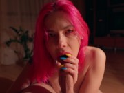 I Asked my Neighbour to Cum for Oral Creampie - POV 6/16