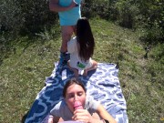 Two awesome married couples GoldTeachers and PassionBunny fuck in the field (first foursome) 4/16
