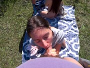 Two awesome married couples GoldTeachers and PassionBunny fuck in the field (first foursome) 6/16