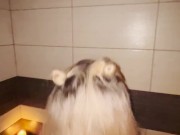 Молодая блондинка 18+ жестко трахается в ванне на вечеринке. 3/16