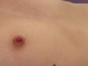 Blowjob and cum on small tits  5/16