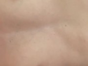 Blowjob and cum on small tits  7/16