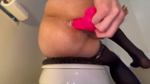 Anal In My Girlfriends Stockings
