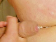 Daddy spanking his Slutty Wife -close up POV- Big ass Bouncing on dick 15/16