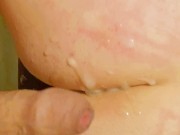 Daddy spanking his Slutty Wife -close up POV- Big ass Bouncing on dick 16/16