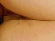 Daddy spanking his Slutty Wife -close up POV- Big ass Bouncing on dick 3/16