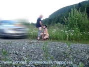 Wife slut training blowjob outdoor 14/16