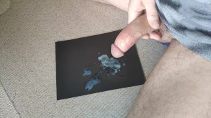 Slapped the cum out of cock