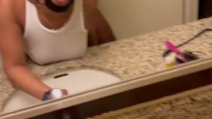 Thick Slut Stepsister getting Fucked in Bathroom