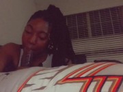 Facial I make him cum all over my pretty lily face don’t you wish you could use me like this lol