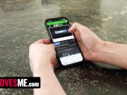 Sis Loves Me - Hot Asian Step Sister Lets Her Step Bro Slide His Cock Between Her Huge Natural Tits 2/16