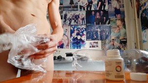 man with perfect body cumshot 