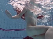 Poolside and underwater pornstar erotics Liza babe 13/16