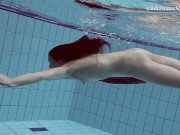 Poolside and underwater pornstar erotics Liza babe 8/16