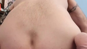 Ass Destruction with HUGE TOY