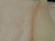 When my heels come off! With dirty talk!  7/16