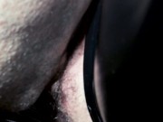 I licked her latex pussy until she cums 9/16