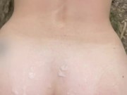 Public fucking in the woods with cum shot on ass 13/16
