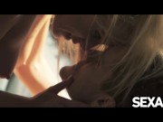 Watch this hot sexy blonde suck and fuck her lover energetically 12/16