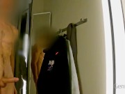 DRESSING ROOM ADVENTURE: I show my naked body for a sexy lady...she can't resist and makes me cum 5/16