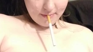 smoking cigs and smoking cock