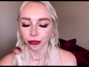 Face Fetish JOI Student Seduces Professor With Red Lipstick And Lollipop On FaceTime - Remi Reagan 3/16