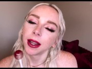 Face Fetish JOI Student Seduces Professor With Red Lipstick And Lollipop On FaceTime - Remi Reagan 6/16