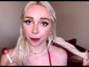 Face Fetish JOI Student Seduces Professor With Red Lipstick And Lollipop On FaceTime - Remi Reagan 7/16