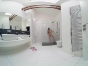Bedroom Fantasy with Tattooed Brunette in VR 6/16